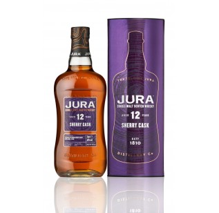 Jura 12 Yrs  Sherry Cask 700ml with FREE 4 CANS OF RED BULL ENERGY DRINK SUGAR FREE!!!